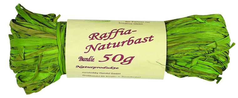 Raffia groen 50 gr.